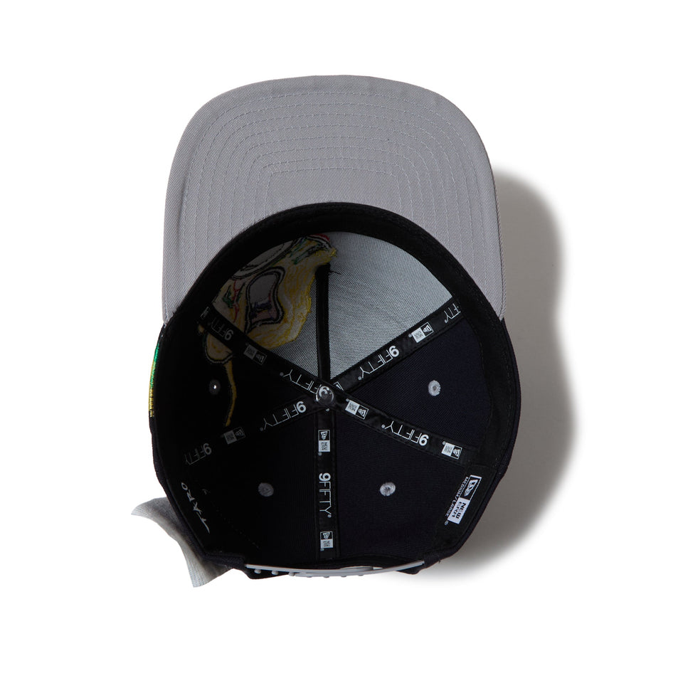 9FIFTY A - Frame TARO OKAMOTO 岡本太郎 にらめっこ ネイビー/グレー | ゴルフ - 14683753 - SM | NEW ERA ニューエラ公式オンラインストア