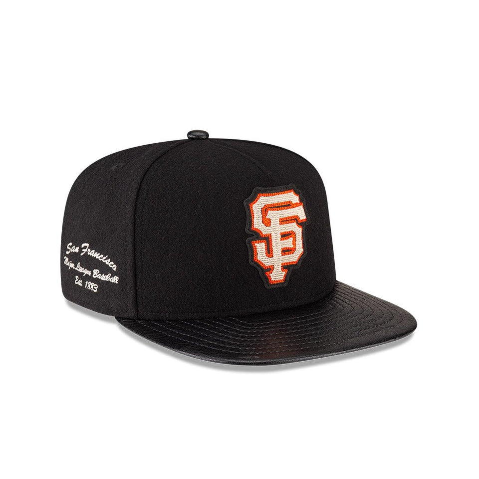 9FIFTY A - Frame Wool Letterman サンフランシスコ・ジャイアンツ ブラック - 14733977 - OSFM | NEW ERA ニューエラ公式オンラインストア