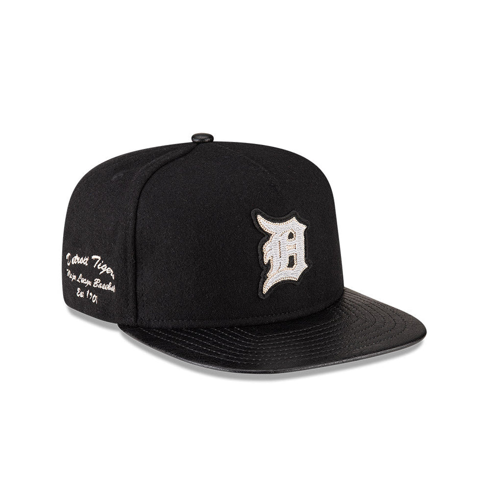 9FIFTY A - Frame Wool Letterman デトロイト・タイガース ブラック - 14733979 - OSFM | NEW ERA ニューエラ公式オンラインストア
