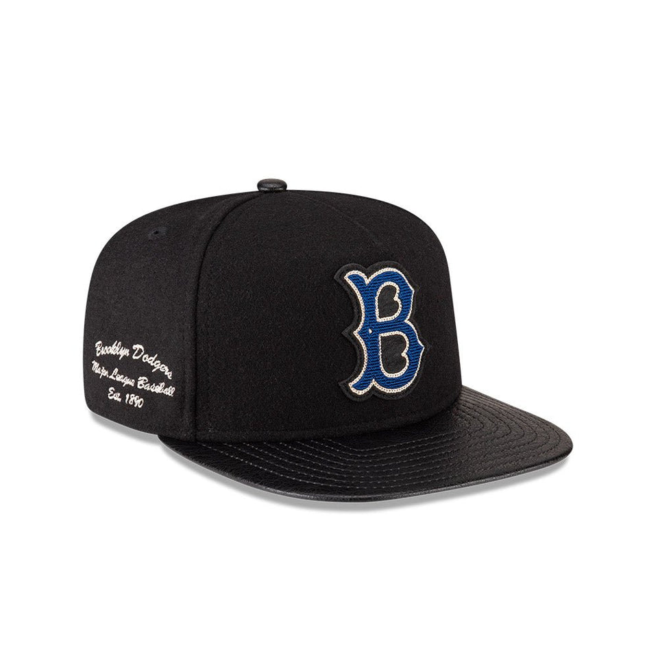 9FIFTY A - Frame Wool Letterman ブルックリン・ドジャース クーパーズタウン ブラック - 14733980 - OSFM | NEW ERA ニューエラ公式オンラインストア