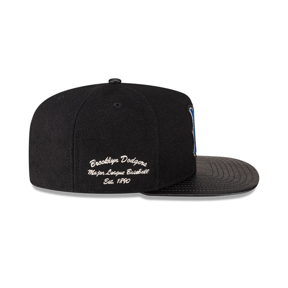 9FIFTY A - Frame Wool Letterman ブルックリン・ドジャース クーパーズタウン ブラック - 14733980 - OSFM | NEW ERA ニューエラ公式オンラインストア