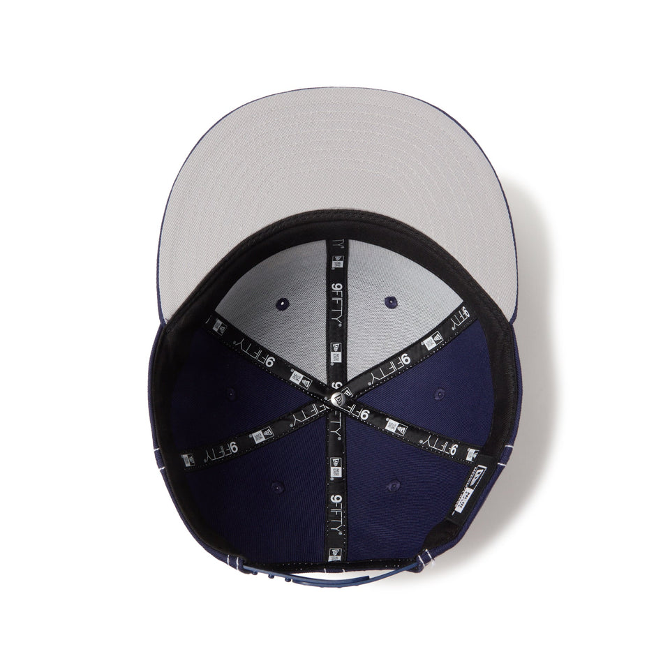 New Era 9FIFTY ネイビー キャップ 9fifty-dripping-new-era-