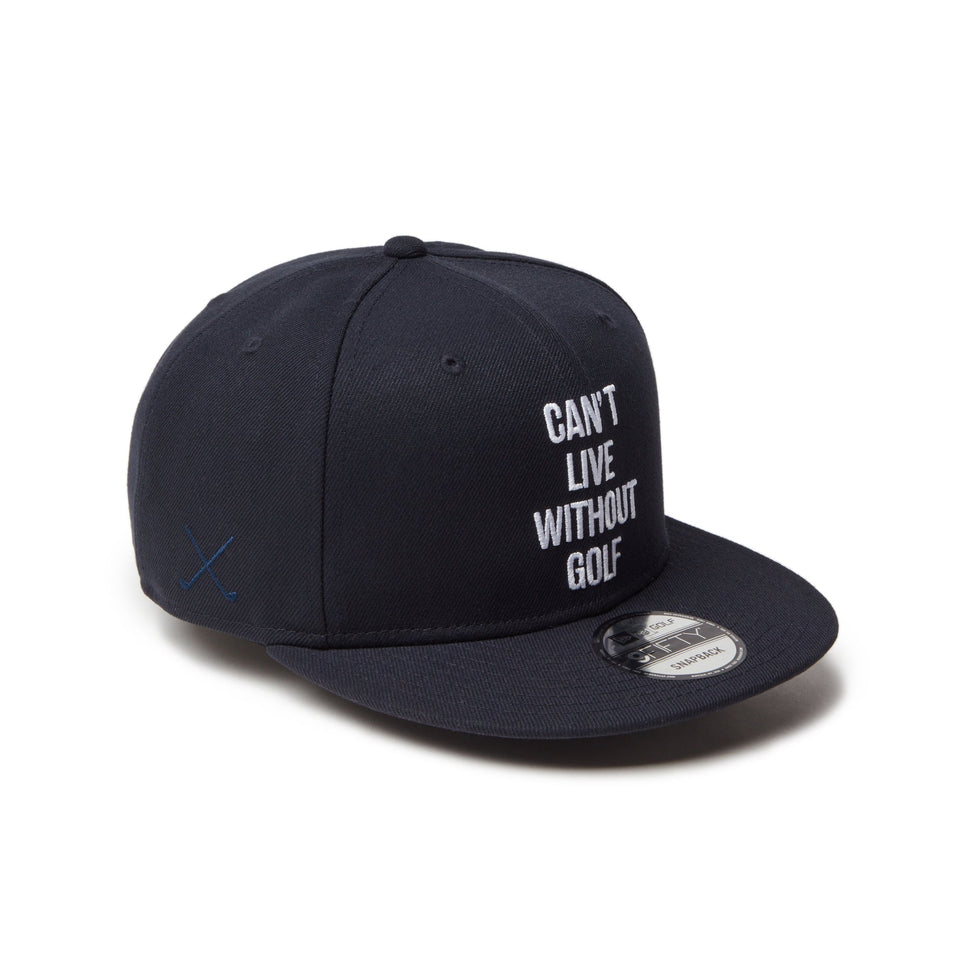 【ゴルフ】9FIFTY CAN’T LIVE WITHOUT GOLF ネイビー - 14326271 - OSFM | NEW ERA ニューエラ公式オンラインストア