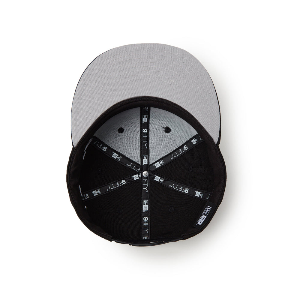 9FIFTY Essential エッセンシャル チェーンステッチ スクリプトロゴ ブラック - 14307458 - SM | NEW ERA ニューエラ公式オンラインストア