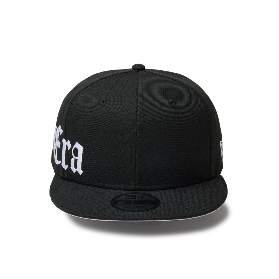 9FIFTY Essential オールドイングリッシュロゴ ブラック - 14388583 - SM | NEW ERA ニューエラ公式オンラインストア
