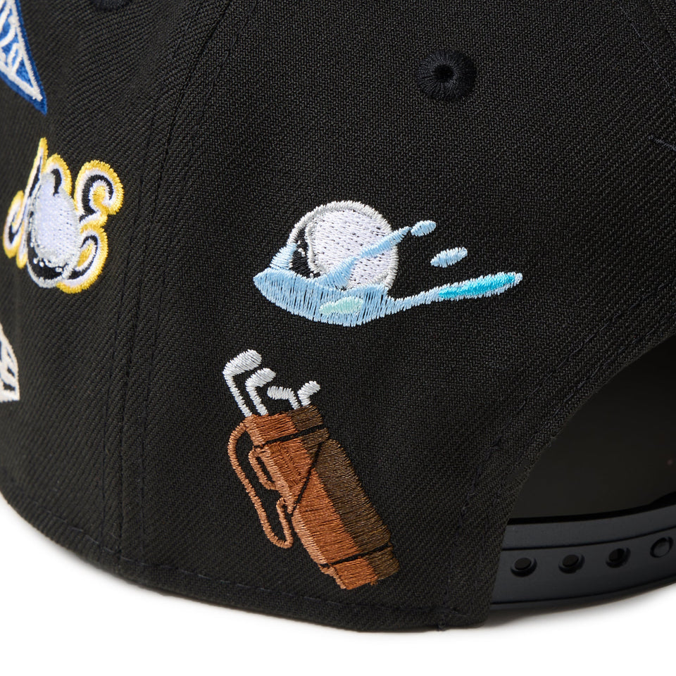 9FIFTY Golf Allover ブラック | ゴルフ - 14669068 - SM | NEW ERA ニューエラ公式オンラインストア