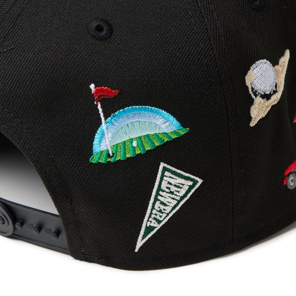 9FIFTY Golf Allover ブラック | ゴルフ - 14669068 - SM | NEW ERA ニューエラ公式オンラインストア