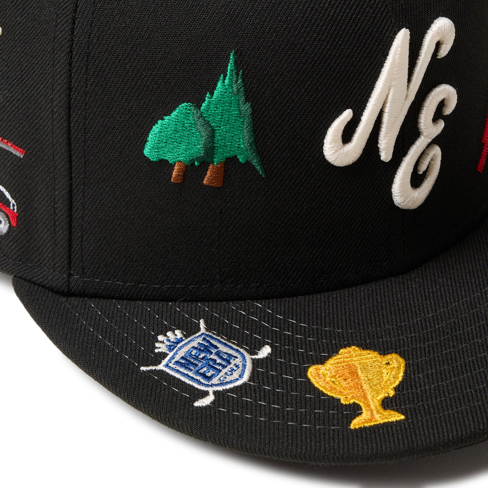 9FIFTY Golf Allover ブラック | ゴルフ - 14669068 - SM | NEW ERA ニューエラ公式オンラインストア