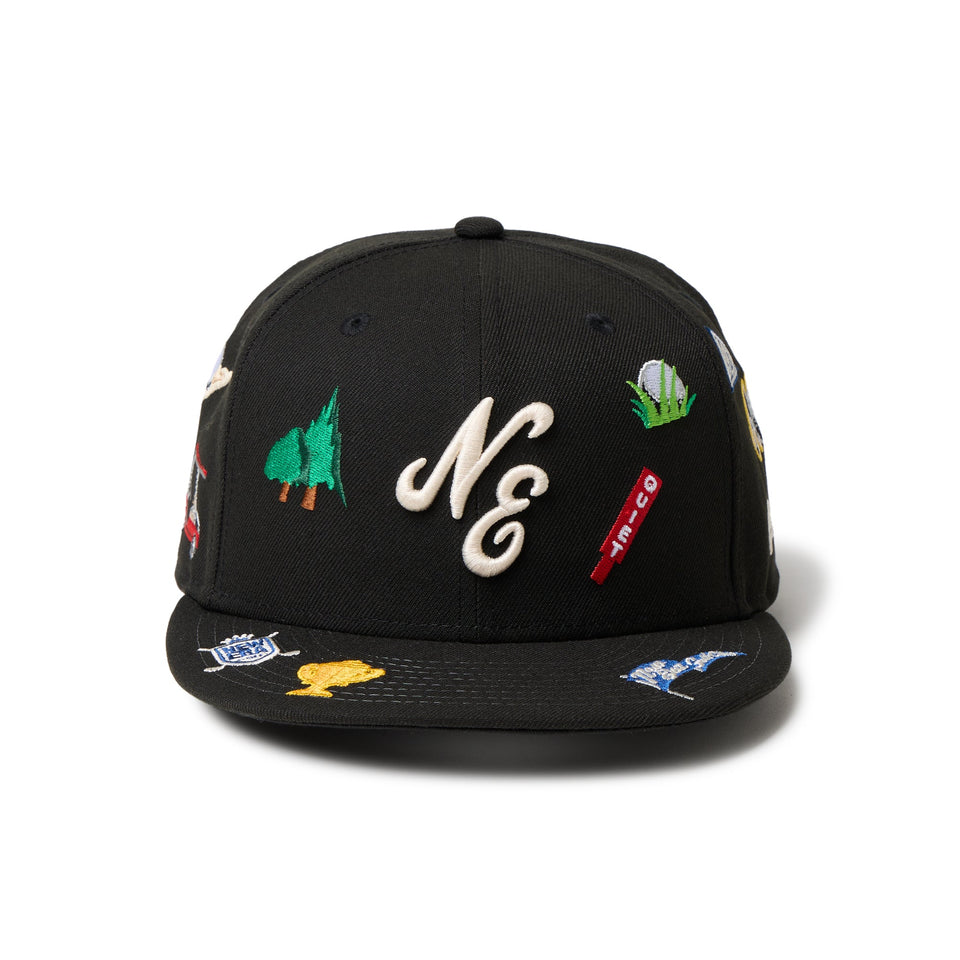 9FIFTY Golf Allover ブラック | ゴルフ - 14669068 - SM | NEW ERA ニューエラ公式オンラインストア