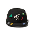9FIFTY Golf Allover ブラック | ゴルフ - 14669068 - SM | NEW ERA ニューエラ公式オンラインストア