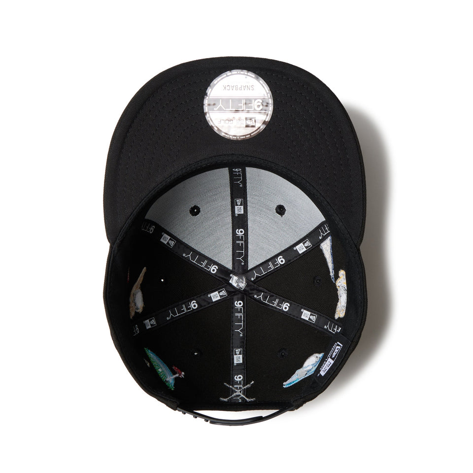 9FIFTY Golf Allover ブラック | ゴルフ - 14669068 - SM | NEW ERA ニューエラ公式オンラインストア