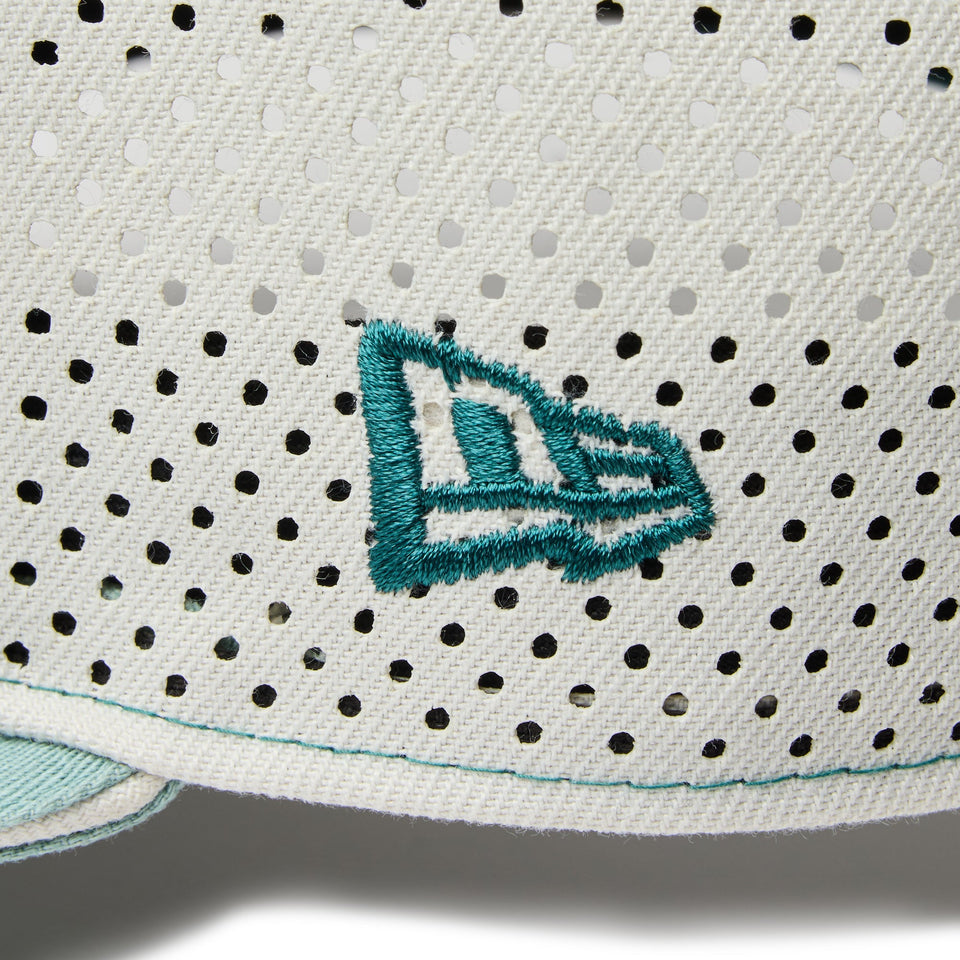 【ゴルフ】9FIFTY Laser Perforated ボックスロゴ パインニードルグリーン/サンディリネン/ビーチキスブルー - 14409960 - SM | NEW ERA ニューエラ公式オンラインストア