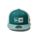 【ゴルフ】9FIFTY Laser Perforated ボックスロゴ パインニードルグリーン/サンディリネン/ビーチキスブルー - 14409960 - SM | NEW ERA ニューエラ公式オンラインストア