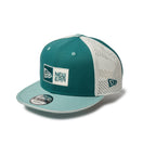 【ゴルフ】9FIFTY Laser Perforated ボックスロゴ パインニードルグリーン/サンディリネン/ビーチキスブルー - 14409960 - SM | NEW ERA ニューエラ公式オンラインストア