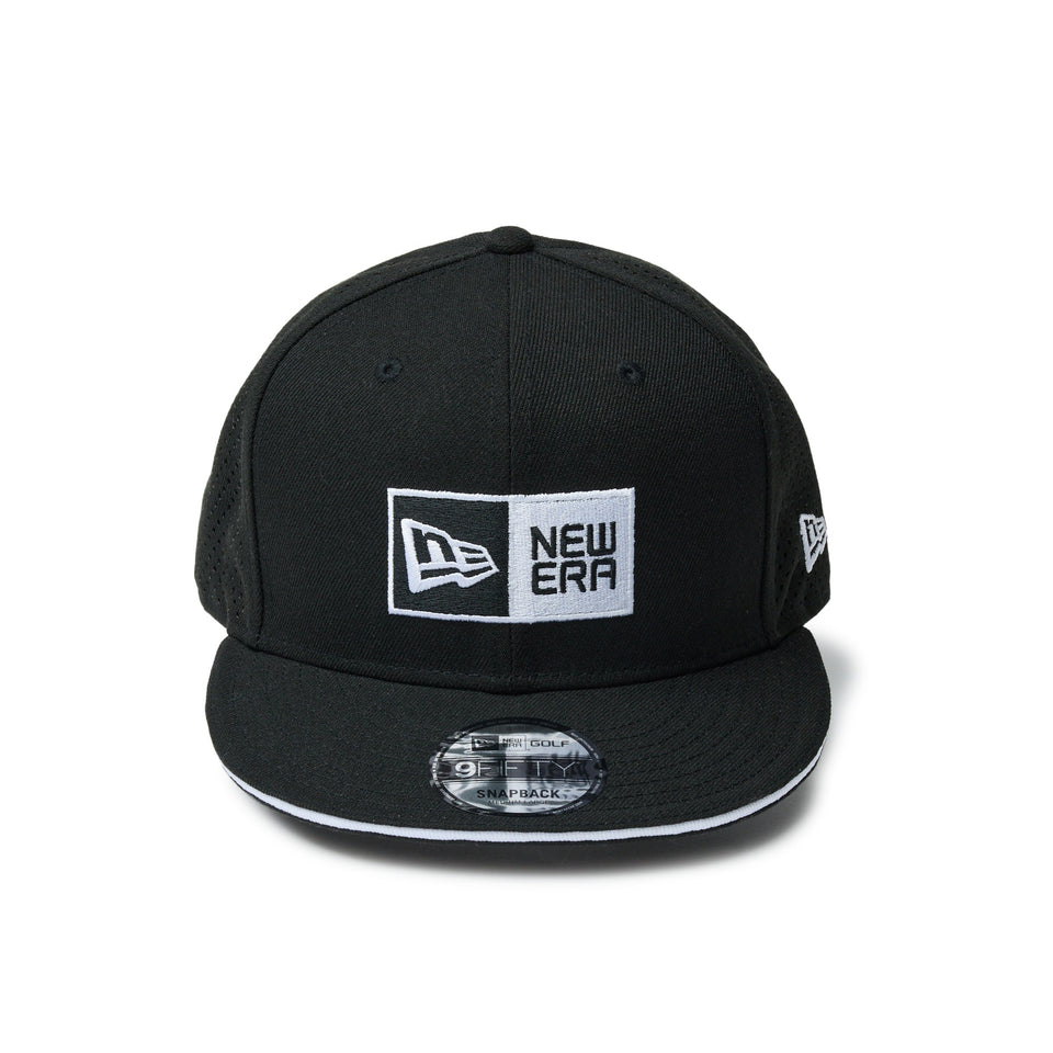 9FIFTY Laser Perforated ボックスロゴ ブラック | ゴルフ