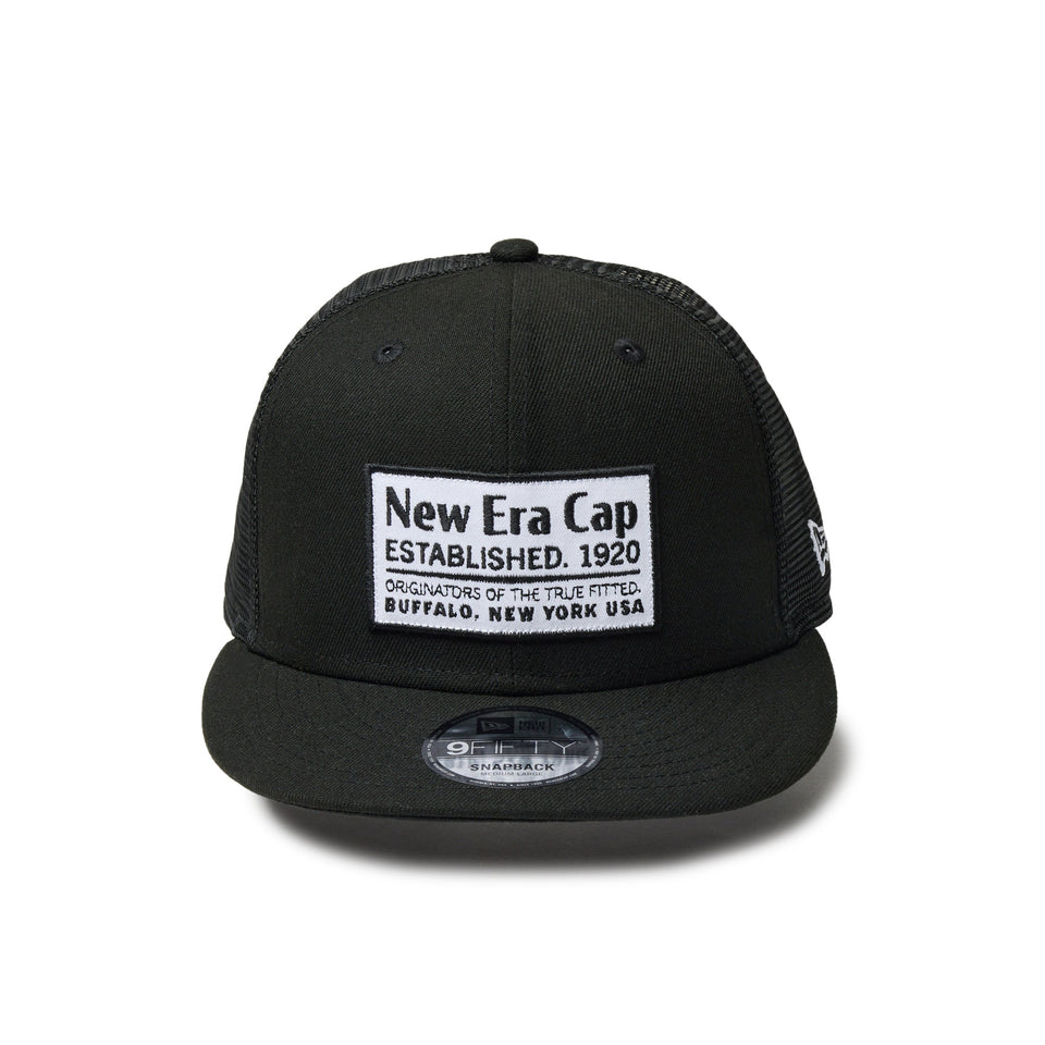 9FIFTY トラッカー Mesh ブラック - 14388559 - SM | NEW ERA ニューエラ公式オンラインストア