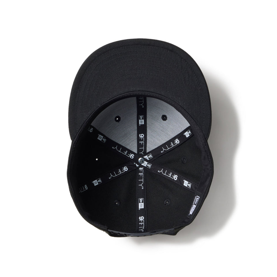 9FIFTY Metal Flag Logo ブラック × メタリックゴールド