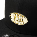9FIFTY Metal Plate ブラック × ゴールド - 14388580 - SM | NEW ERA ニューエラ公式オンラインストア