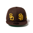 9FIFTY ソフトバックラム MLB ダブルロゴ サンディエゴ・パドレス クーパーズタウン バーントウッド ケリーグリーン - 14667800 - SM | NEW ERA ニューエラ公式オンラインストア