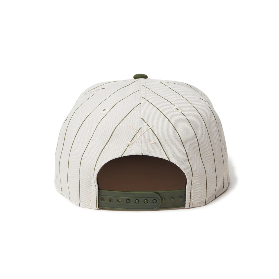 【ゴルフ】 9FIFTY MLB Pin Stripe ニューヨーク・ヤンキース ライフルグリーンストライプ - 14326263 - OSFM | NEW ERA ニューエラ公式オンラインストア