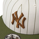 【ゴルフ】 9FIFTY MLB Pin Stripe ニューヨーク・ヤンキース ライフルグリーンストライプ - 14326263 - OSFM | NEW ERA ニューエラ公式オンラインストア