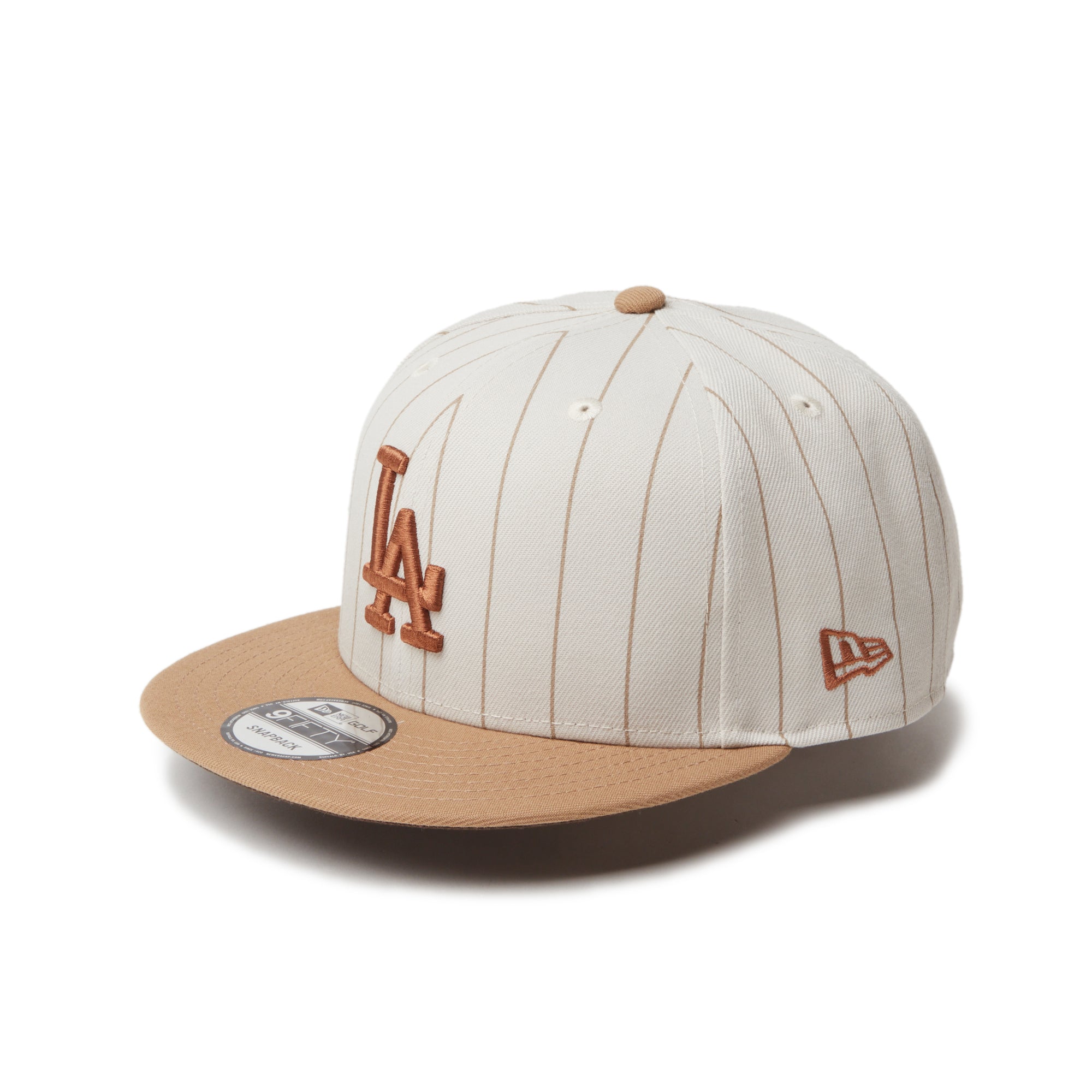 ロサンゼルス　ドジャース New Era ピンストライプ クロップド Tシャツ 9fifty-mlb-pin-stripe-14326264
