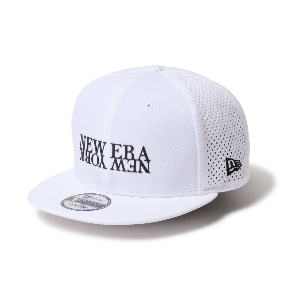 ナオキャン 9FIFTY NEW ERA レーザーパフォーテッド ホワイト | ゴルフ