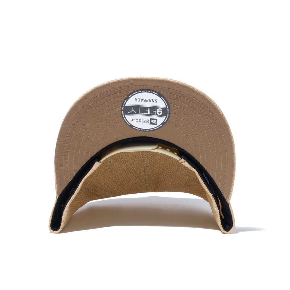 【新品】ニューエラ ✖️ニューヨーク・ヤンキース　ペーパーストロー　キャップ 9FIFTY Paper Straw ニューヨーク・ヤンキース ナチュラル