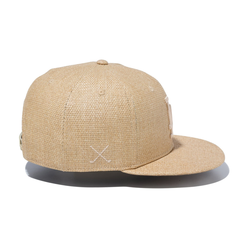 9FIFTY Paper Straw ロサンゼルス・ドジャース ナチュラル