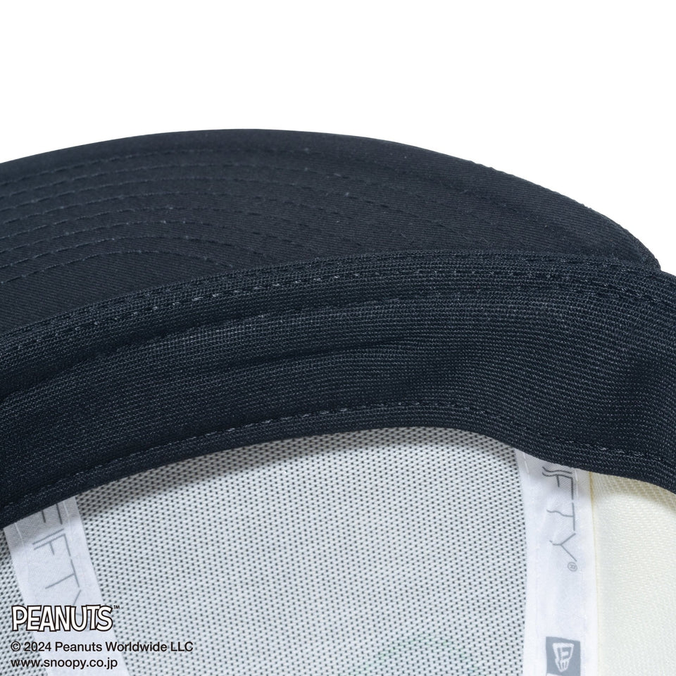 【ゴルフ】9FIFTY PEANUTS ピーナッツ クロームホワイト ブラックバイザー - 14124313-OSFM | NEW ERA ニューエラ公式オンラインストア