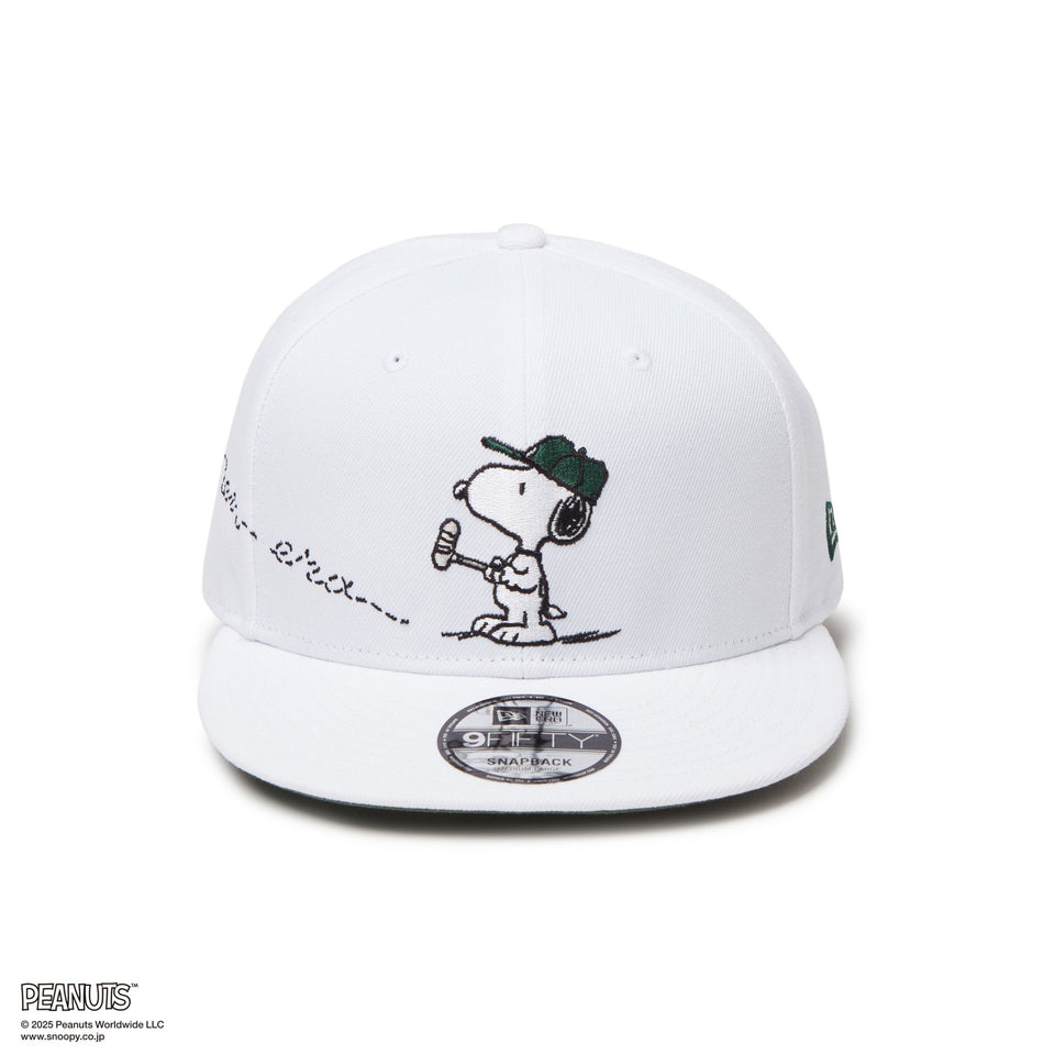 【ゴルフ】9FIFTY PEANUTS ピーナッツ スクリプトロゴ ホワイト - 14432168 - SM | NEW ERA ニューエラ公式オンラインストア
