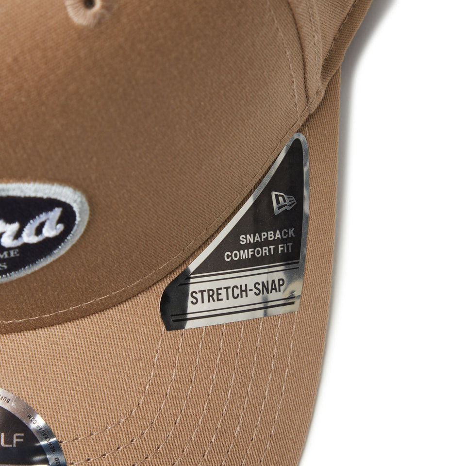【ゴルフ】9FIFTY ストレッチスナップ Stretch Cotton Washable オーバルロゴ カーキ - 14357857 - SM | NEW ERA ニューエラ公式オンラインストア
