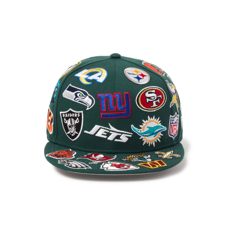 9FIFTY Team Logo Allover NFL ダークグリーン - 14667797 - SM | NEW ERA ニューエラ公式オンラインストア