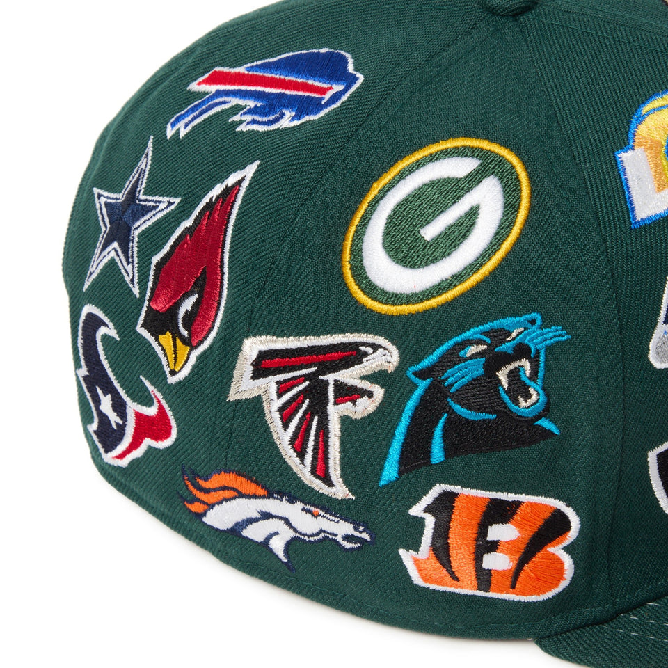 9FIFTY Team Logo Allover NFL ダークグリーン - 14667797 - SM | NEW ERA ニューエラ公式オンラインストア