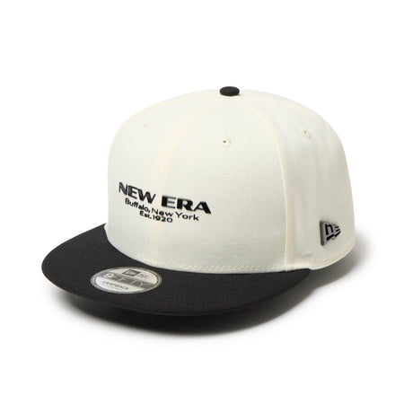 New Era 9FIFTY TCロゴキャップ S/M 9FIFTY TPU Logo Metal Flag クローム/ブラック | ニューエラ