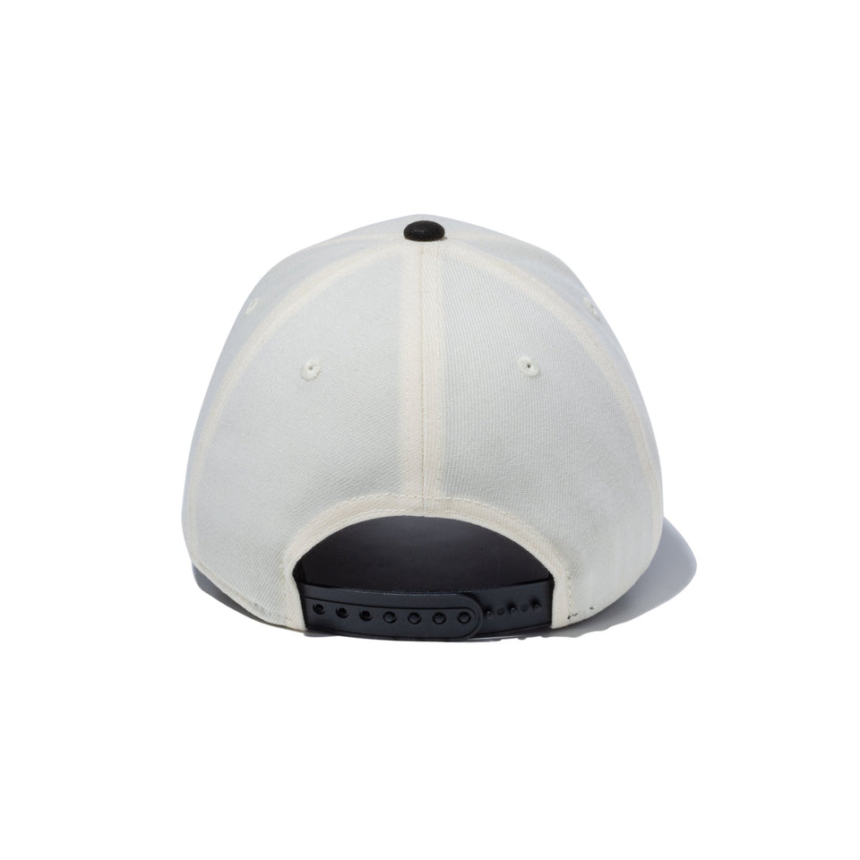 9FORTY ストレッチスナップ クラシックロゴ クロームホワイト / ブラック - 14467995 - OSFM | NEW ERA ニューエラ公式オンラインストア