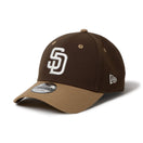 9FORTY 2 - Tone Woven Label サンディエゴ・パドレス ウォルナット カーキバイザー - 14667826 - OSFM | NEW ERA ニューエラ公式オンラインストア