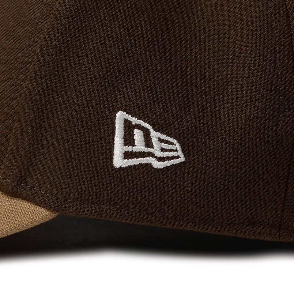 9FORTY 2 - Tone Woven Label サンディエゴ・パドレス ウォルナット カーキバイザー - 14667826 - OSFM | NEW ERA ニューエラ公式オンラインストア