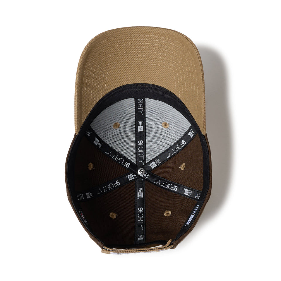 9FORTY 2 - Tone Woven Label サンディエゴ・パドレス ウォルナット カーキバイザー - 14667826 - OSFM | NEW ERA ニューエラ公式オンラインストア