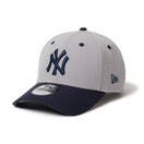 9FORTY 2 - Tone Woven Label ニューヨーク・ヤンキース グレー ネイビーバイザー - 14667828 - OSFM | NEW ERA ニューエラ公式オンラインストア