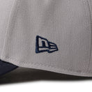 9FORTY 2 - Tone Woven Label ニューヨーク・ヤンキース グレー ネイビーバイザー - 14667828 - OSFM | NEW ERA ニューエラ公式オンラインストア