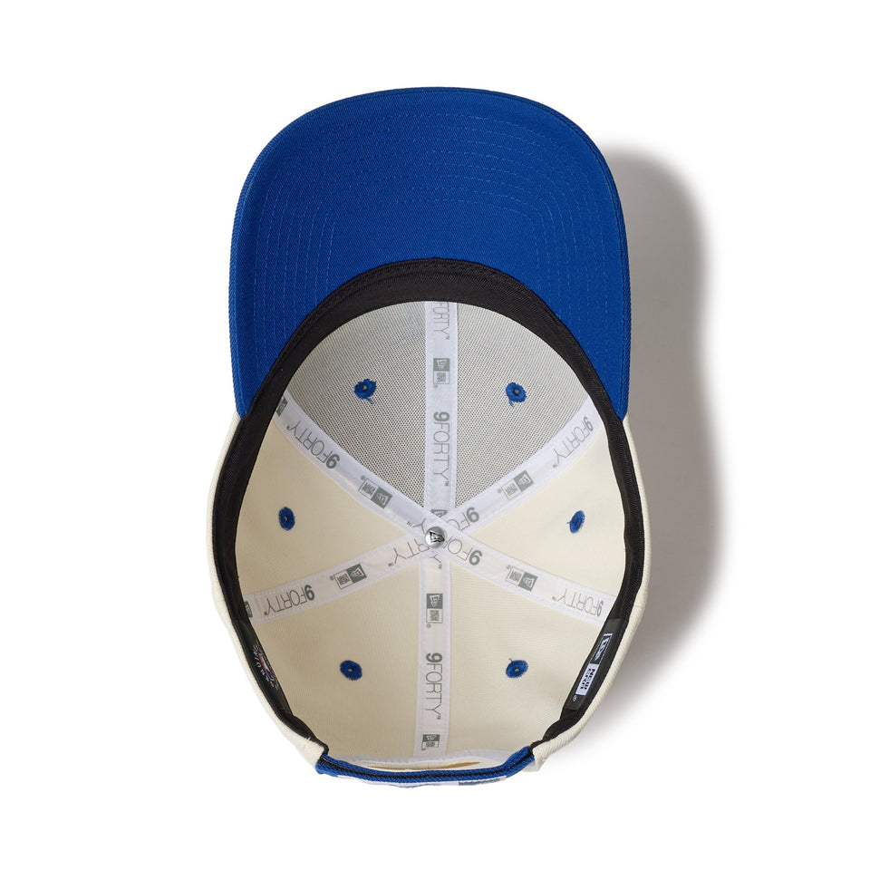 9FORTY 2 - Tone Woven Label ロサンゼルス・ドジャース クローム ロイヤルバイザー - 14667830 - OSFM | NEW ERA ニューエラ公式オンラインストア