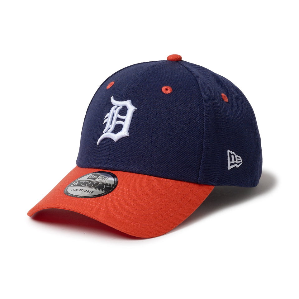 9FORTY 2 - Tone Woven Label デトロイト・タイガース ライトネイビー オレンジエイドバイザー - 14667832 - OSFM | NEW ERA ニューエラ公式オンラインストア