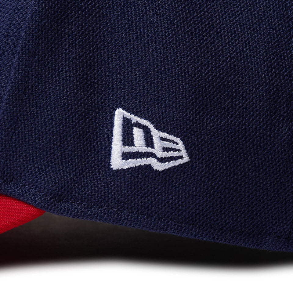 9FORTY 2 - Tone Woven Label アトランタ・ブレーブス ネイビー スカーレットバイザー - 14667833 - OSFM | NEW ERA ニューエラ公式オンラインストア