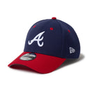 9FORTY 2 - Tone Woven Label アトランタ・ブレーブス ネイビー スカーレットバイザー - 14667833 - OSFM | NEW ERA ニューエラ公式オンラインストア