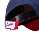 9FORTY 2 - Tone Woven Label アトランタ・ブレーブス ネイビー スカーレットバイザー - 14667833 - OSFM | NEW ERA ニューエラ公式オンラインストア