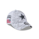 9FORTY ストレッチスナップ 2024 NFL Salute to Service ダラス・カウボーイズ ホワイト / グレー - 14378636 - OSFM | NEW ERA ニューエラ公式オンラインストア