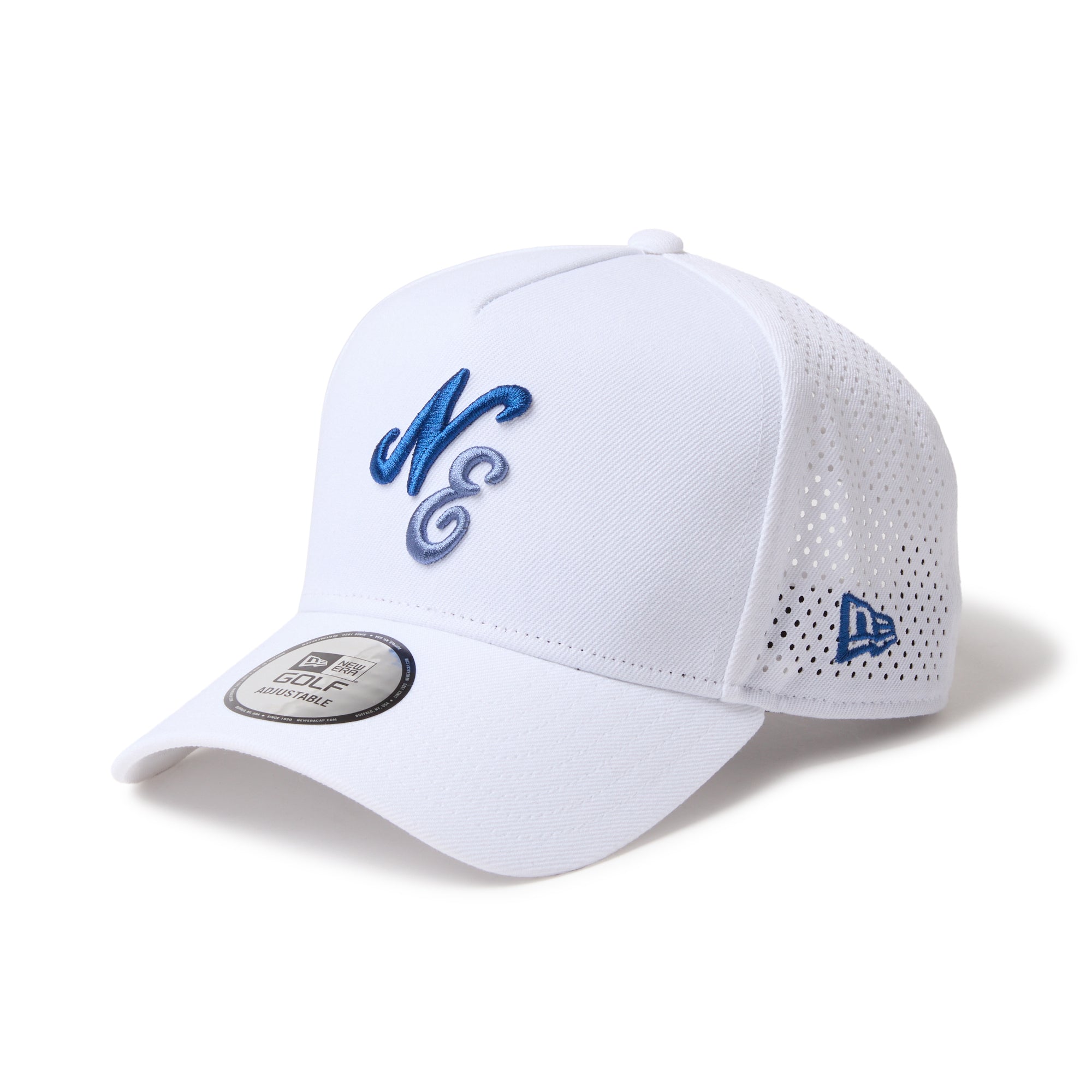 NEW ERA 9FORTY ホワイト キャップ 9FORTY A-Frame クラシックロゴ レーザーパフォーテッド