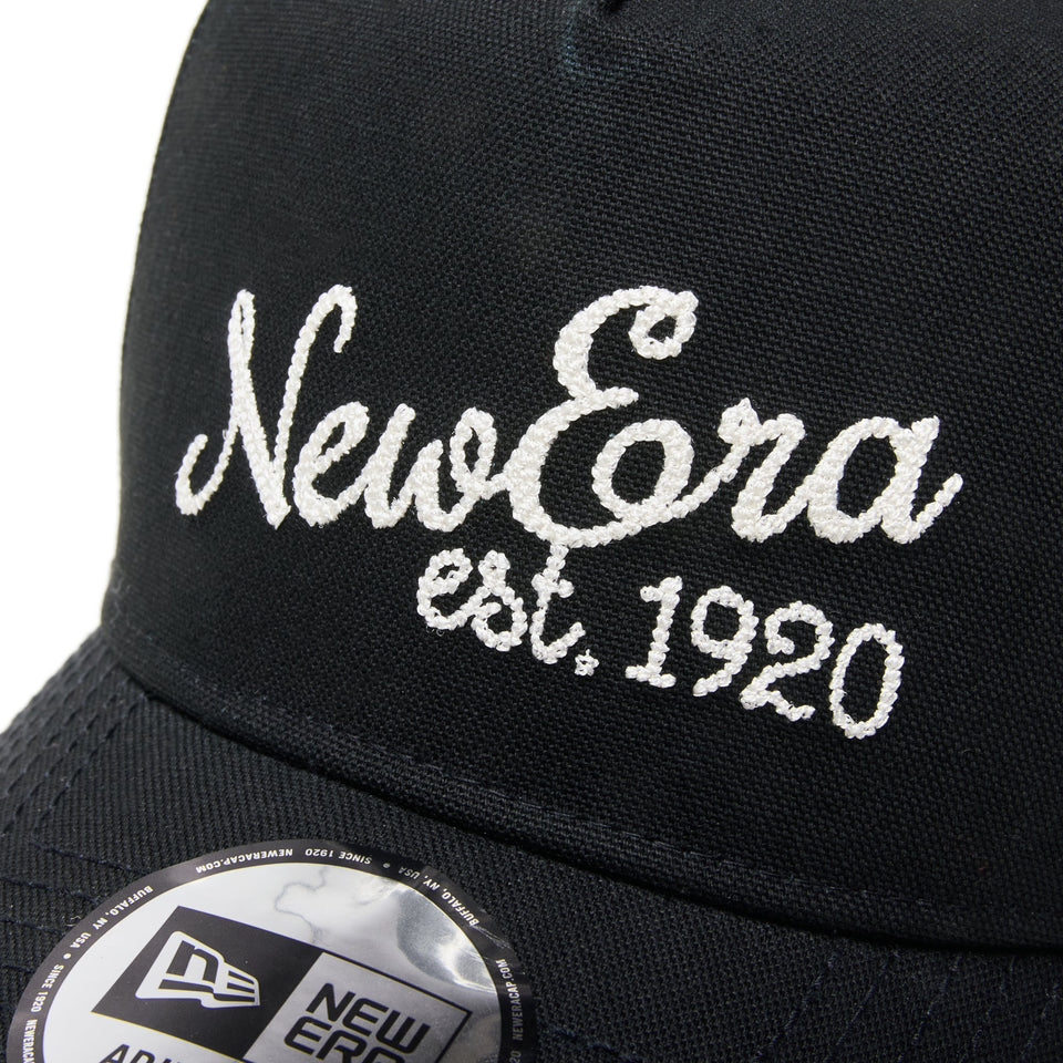 9FORTY A - Frame 2 - Tone Duck Canvas ブラック - 14307508 - OSFM | NEW ERA ニューエラ公式オンラインストア