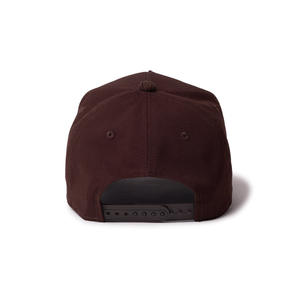 9FORTY A - Frame 2 - Tone Duck Canvas バーントウッド ダークブラウン - 14667893 - OSFM | NEW ERA ニューエラ公式オンラインストア